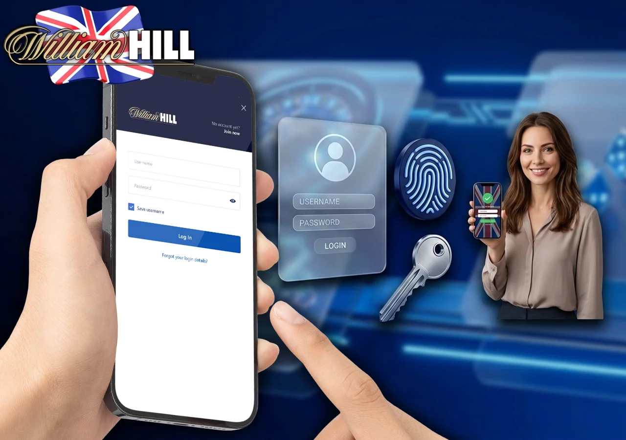 Step-by-step tutorial on secure account login and profile access at William Hill.
